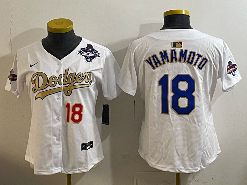 women Los Angeles Dodgers #8 Hernandez white Game 2026 Nike MLB Jersey 0414002